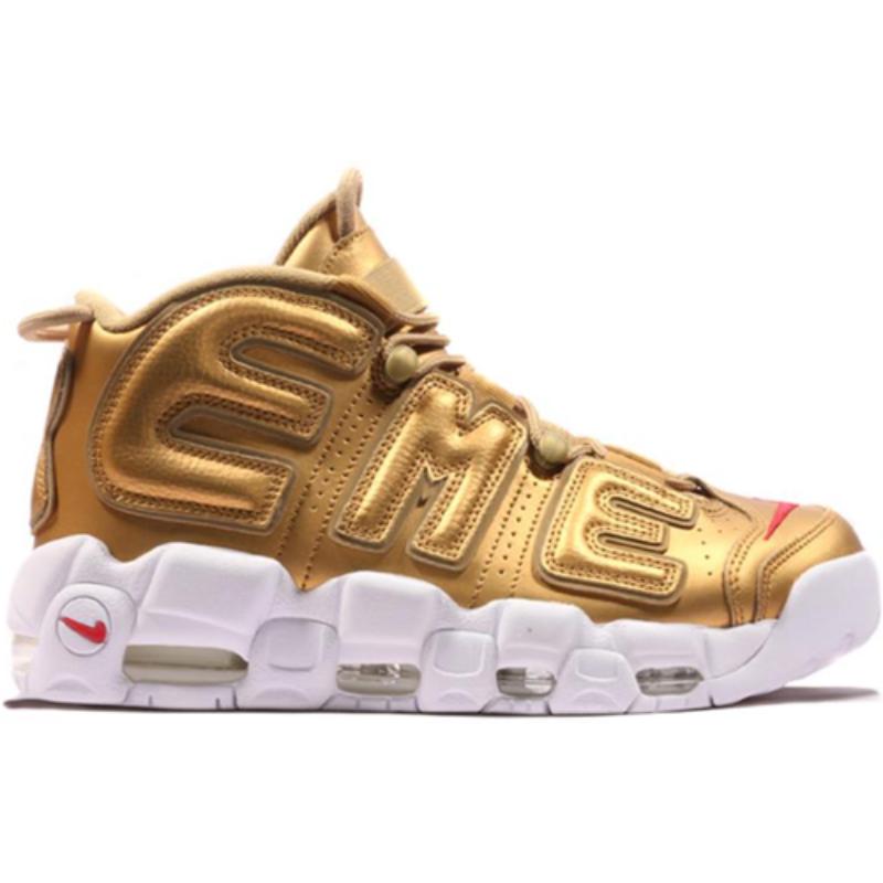 Nike Air More Uptempo Supreme Suptempo Gold Vintage Basketball 902290-700