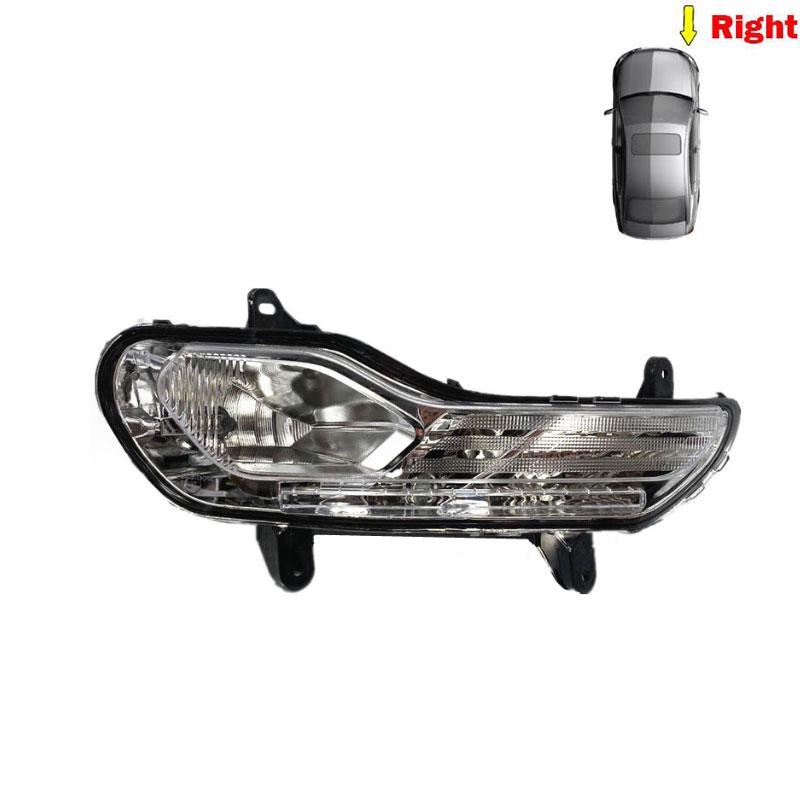 Car Accessories Headlights Halogen Bulb Fog Lamp For Ford Escape Kuga 2013 2014 2015 2016 Car Front Bumper Daytime Running Light