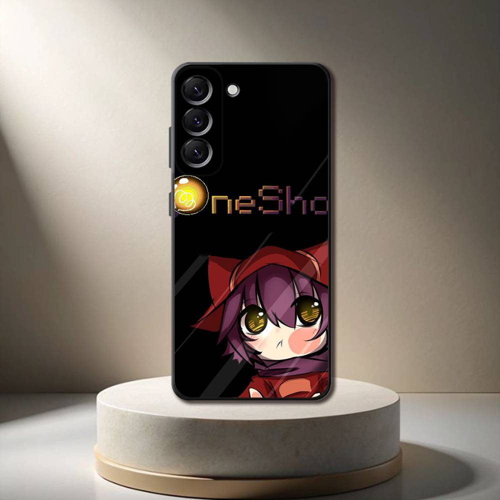 Game O-One Shot N-Niko Phone Case For Samsung Galaxy A 73,72,51,53,52,71,22,5G,Note,J7,8,9 Soft Black Cover