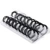 200Pcs Watch Back Case Rubber Waterproof O-Ring Thickness 0.5mm/0.6mm Gasket Repair Tools for Watchmaker High End Boxed 1box