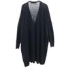 mizuiro ind Long sleeve V neck knit cardigan Navy Women Used