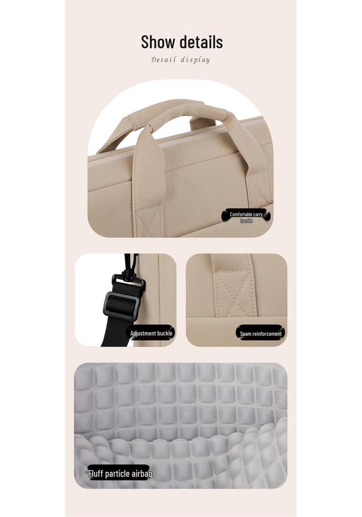 Shockproof Airbag Laptop Bag for 14” Lenovo, 16” Huawei, and 17” Gaming Notebooks