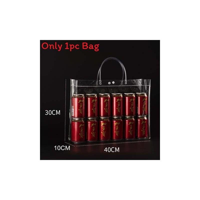 Transparent Pvc Gift Bag For Retail Packaging And Small Gifts