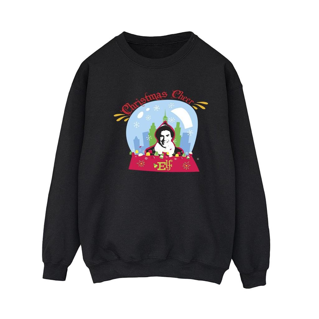 Elf Womens/Ladies Christmas Snowglobe Sweatshirt