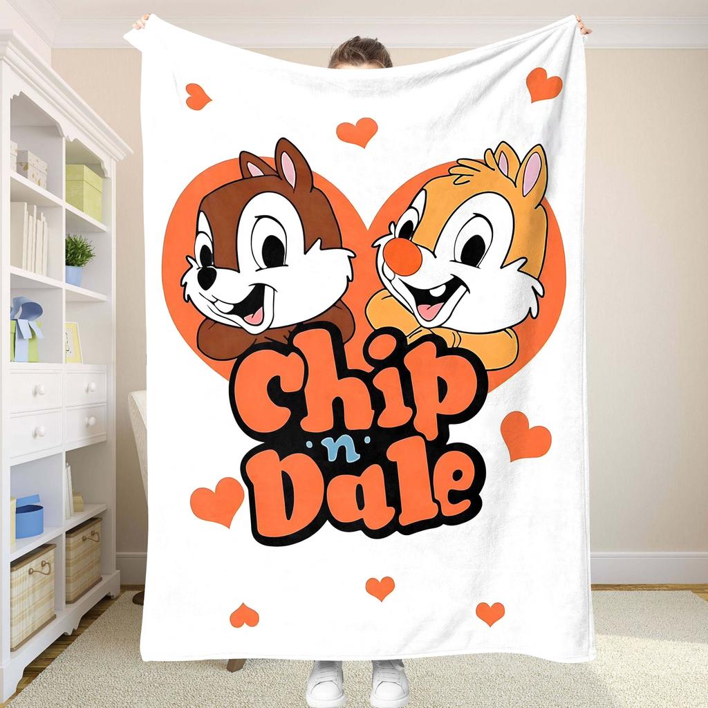 Double Bed Blankets for Decorative Sofa Chip&Dale Anime Blanket Summer Comforter Bedspread the Bedspreads Throw Throws Baby Nap