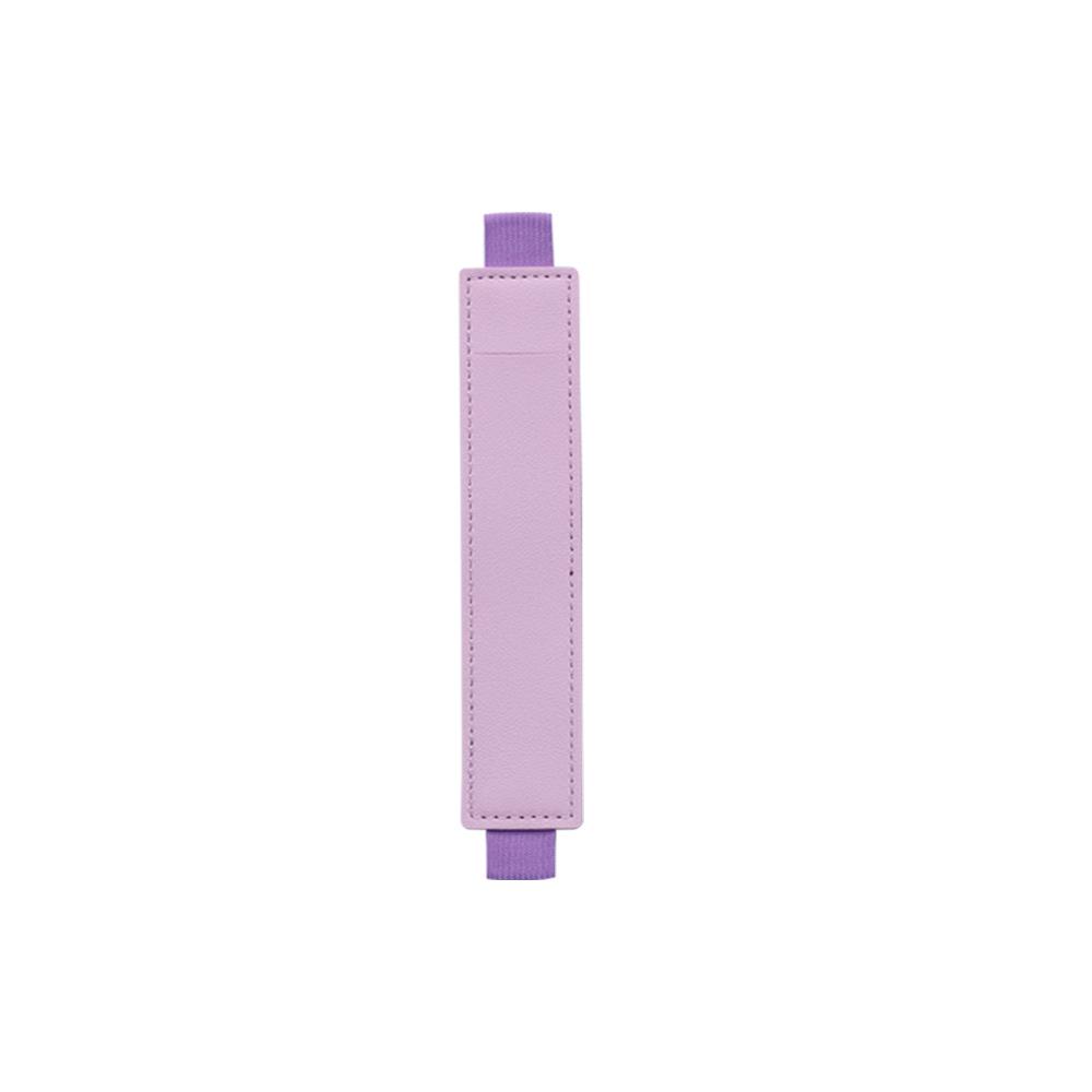 1pc PU Leather Elastic Notebook Band Holders Adjustable Pen Sleeve Pencil Pouch Holder Strap for Notebook Binder