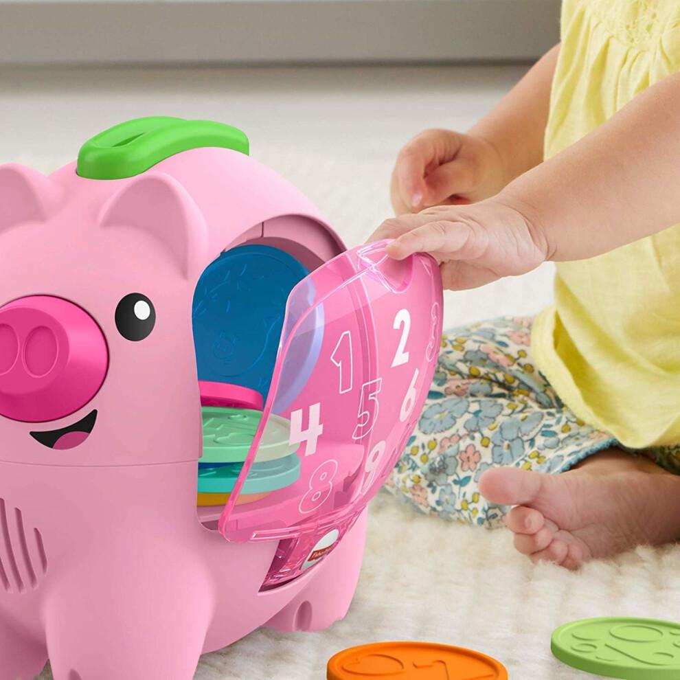 Fisher-Price Směj se a uč se Prasátko na mince Počítej a vibruj