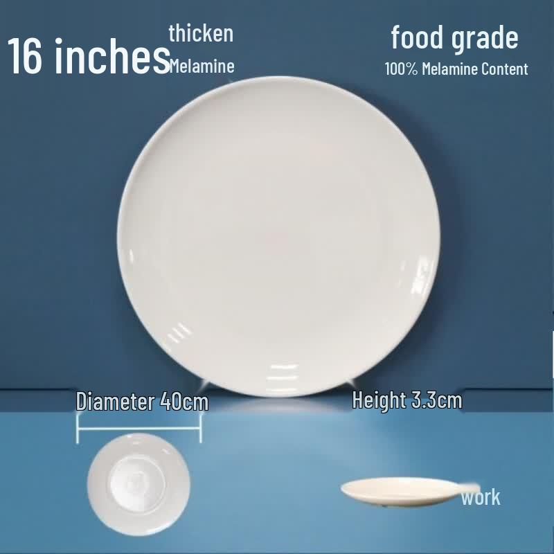 Yipan Round Melamine Dinner Plate