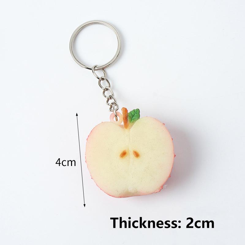 

Творческая имитация груши, персика, арбуза, питайи, киви, брелок, милый фрукт, брелок, кулон, рюкзак, украшение, подарки