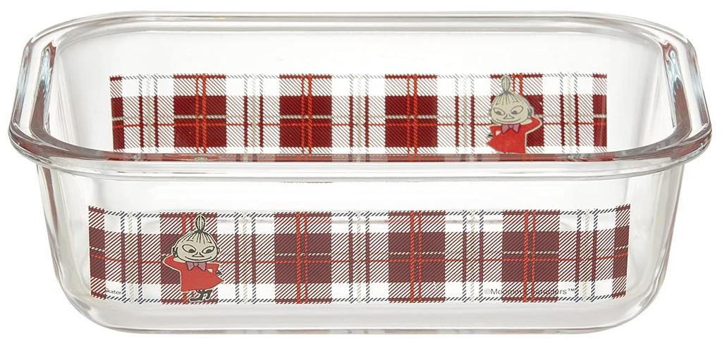 Skater 650ml Mediu Sticlă Depozitare și Mașină de Spălat Vase cu Capac și Design Little My GBST7-A Recipient Rezistent la Căldură, Cuptor, Microunde, Sigur, Valvă, 4 Puncte