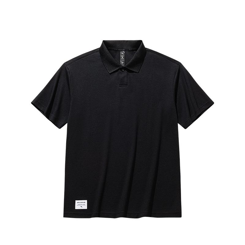 Anta Plain Simple Versatile Soft Short Sleeve Polo Shirt Men tops 152637106-1 M