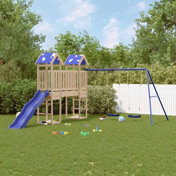 vidaXL Outdoor Playground Solid Pine Wood