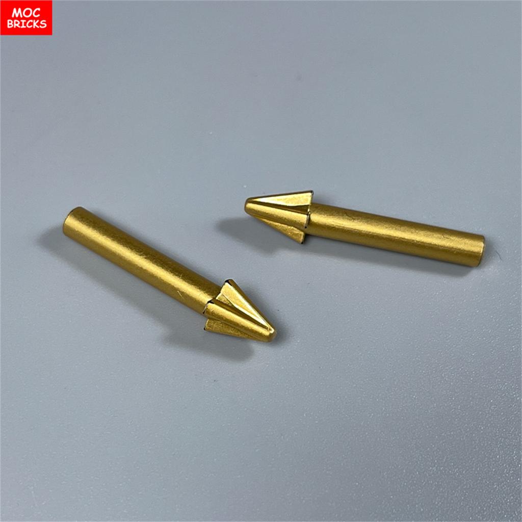 Non-Toxic Moc Bricks Fork Harpoon 4Cm Action Figure Ninja Arrows 18041 Diy Toys Educational Building Blocks Kids Gifts