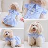 Fashionable Creative Floral & Plaid Print Stylish Pet Skirt