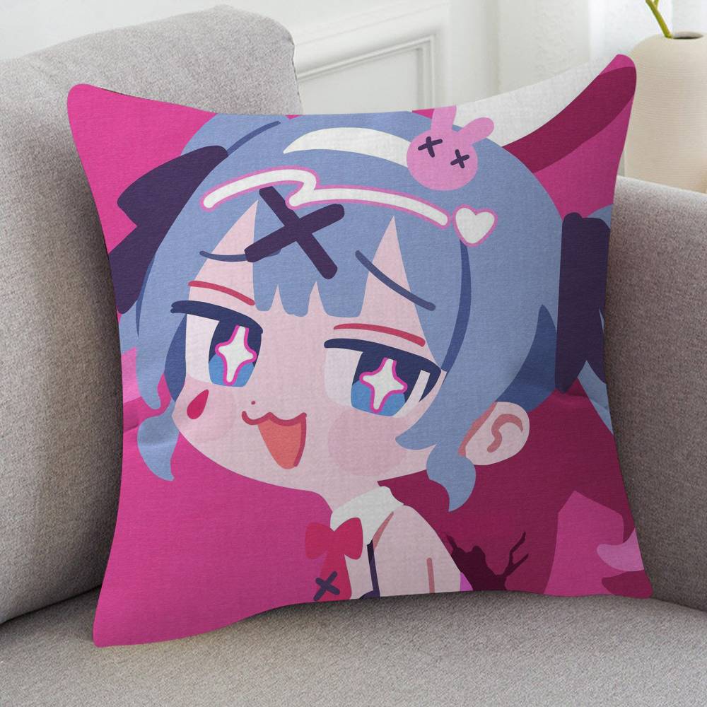 Anime Hatsune Miku Cushion Cover x Polyester Sofa Cushions Decorative Throw Pillows Home Decoration Pillowcover