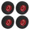4pcs For SCX24 Wheels Small Compact Safe   Stable Easy Replaceable Mesh Tire for RC Car Parts