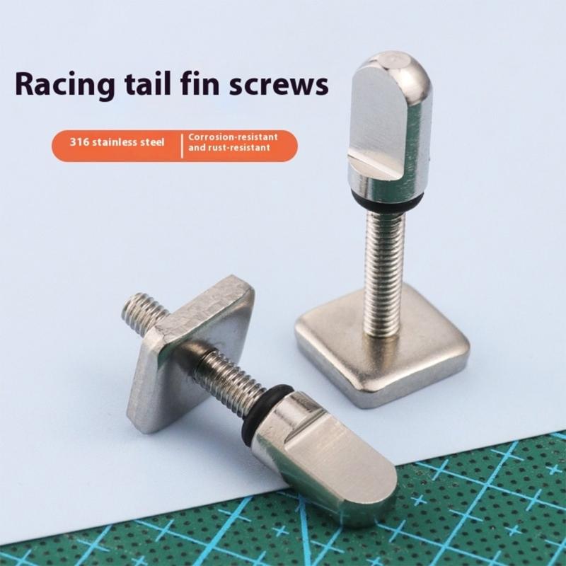 Longboards Fins Screw Stainless Steel Surfboard Screws Replacement Hardware Thumb Fins Screw Universals Fins Part Enduring