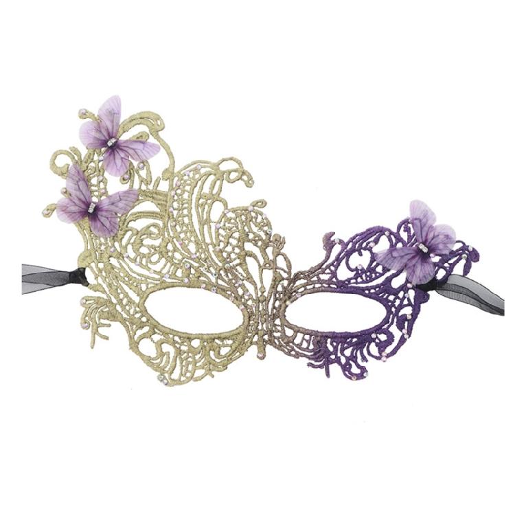 Halloween Masquerade Mask Lace Eyemask Venetians Mask Half Face Lace Mask Mardi Gras Mask for Carnival Party Costume Bal