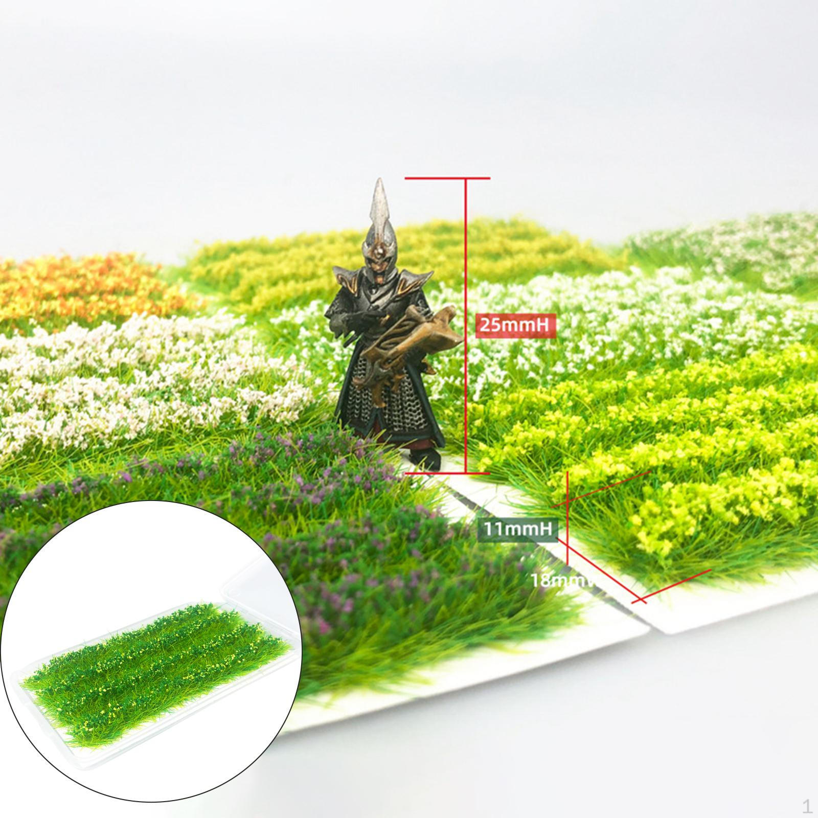 

Cluster Grass, Table Miniature Scene Layout Model Simulation Flower for Dioramas Scenery Decor chrysanthemum green