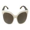 Temple Pattern Decoration, Acetate Fiber, Irregular Shape, Sunglasses, Unisex Couple Model, Tortoiseshell Color