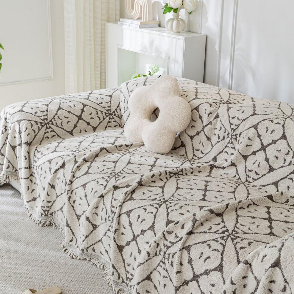 

Чехол на подушку дивана, двусторонний чехол для дивана, чехол для дивана из жаккардового плетения, универсальный противоскользящий чехол для дивана 180X130cm коричневый