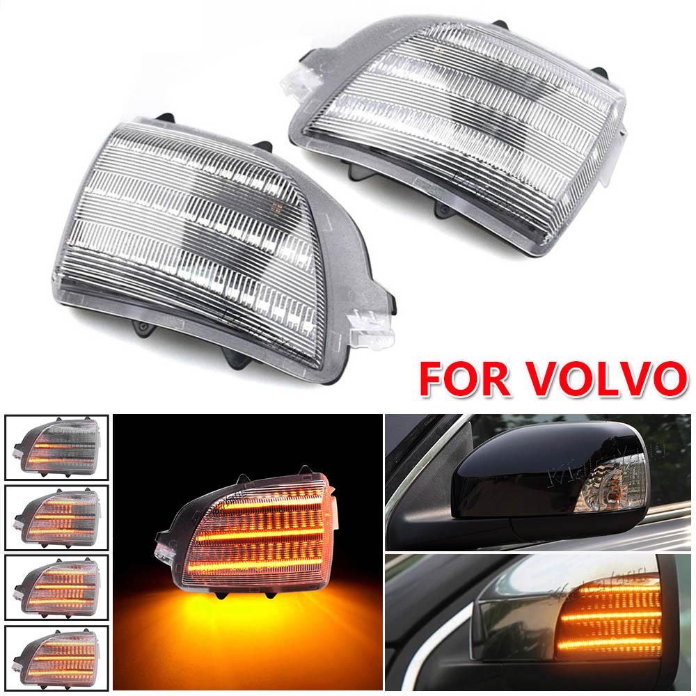 

2 шт. Светодиодные динамические повторители поворота боковых зеркал, последовательные указатели поворота для Volvo XC70 III 2008-2016 XC90 2007-2014
