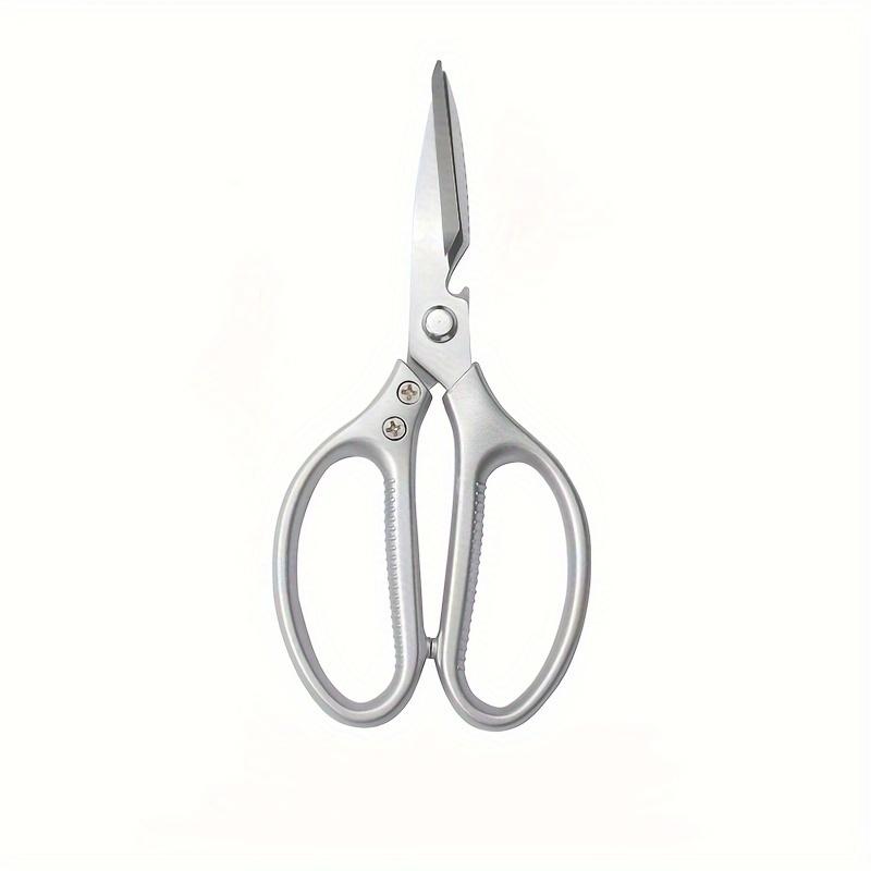 "Heavy-Duty" Stainless Steel Kitchen Scissors with Ergonomic Aluminum Handle - Versatile, Durable & Comfortable for All Cutting Needs