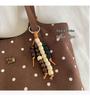 Polka Dot Women's Versatile Tote Bag - Large Capacity Niche Fashion Shoulder & Crossbody Bag