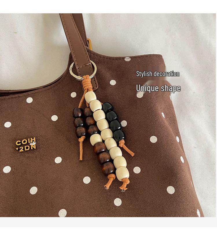 Polka Dot Women's Versatile Tote Bag - Large Capacity Niche Fashion Shoulder & Crossbody Bag
