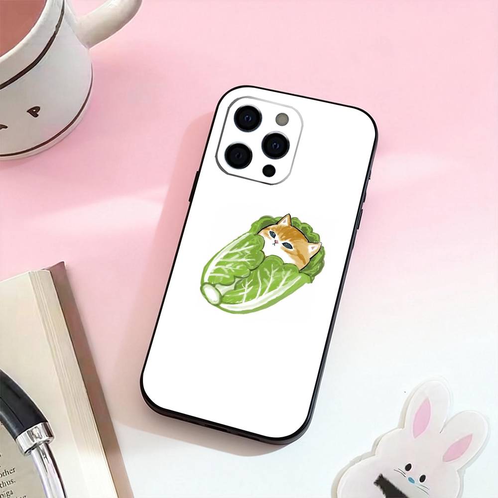 

Cute M-Mofusands C-Cat Phone Case Silicone Soft For IPhone 17,16,15,14,13,12,11,XS,Plus Pro Max iPhone16e