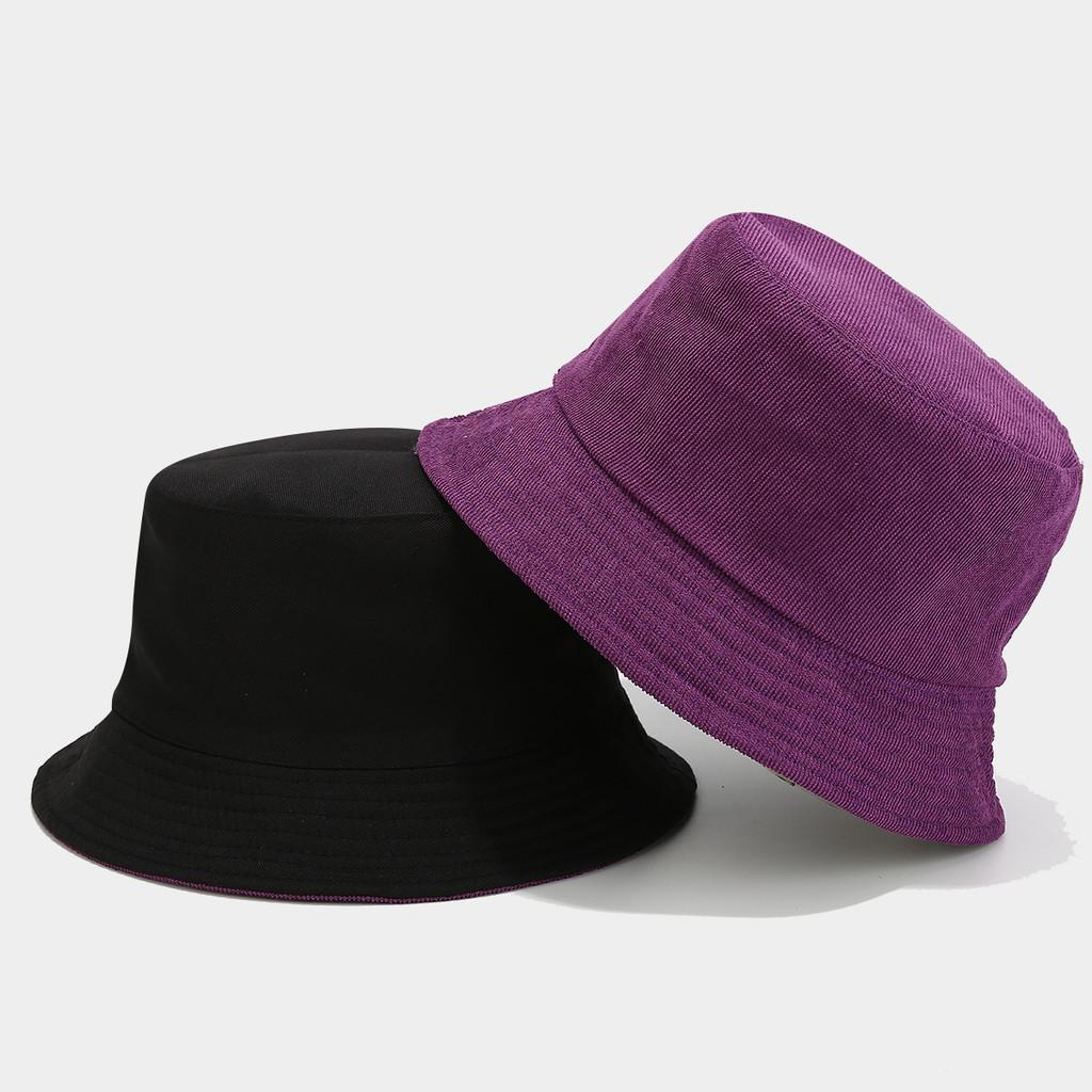 Cappello da Pescatore in Velluto a Coste Vintage per Donne e Uomini Con Protezione Solare Per Attività all'Aperto