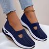 Fashion Soft Sole Knitted Sneakers for Women Breathable Comfort Casual Sports Shoes Woman Lightweight Hollow Out Mesh Flats Summer Shoes