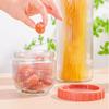 Lovewish Cat Paw Vertical Stripe Glass Storage Jar 5-Piece Set