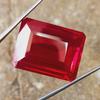 95 Cts Natural CERTIFIED Ruby Emerald Shape Red Rare Loose Gemstone