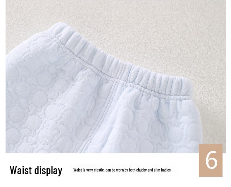 Infant Winter Cotton Underwear Set: Thick, Warm, Two-Piece for Boys & Girls