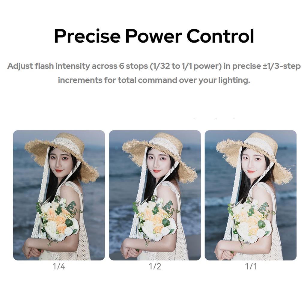 TTL Mini Camera Flash 1.5s Recycling 700 Flashes Built In Lithium Battery with Magnetic Diffuser Filters Compatible