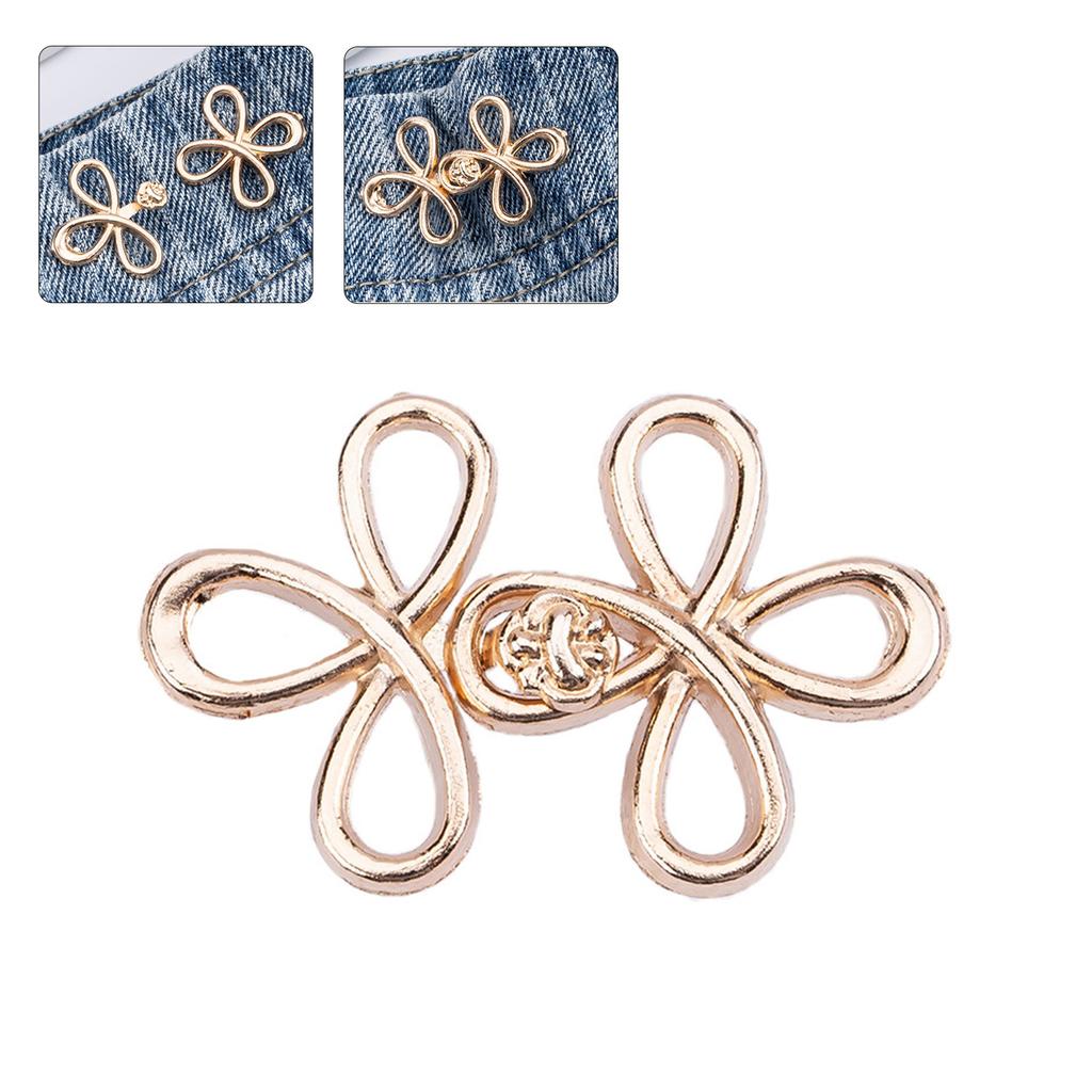 Dopasowywacze do talii Szpilka do talii do spodni z klipsem zapobiegającym odsłanianiu klamry Szpilka do talii dżinsów Akcesoria odzieżowe Bez szycia