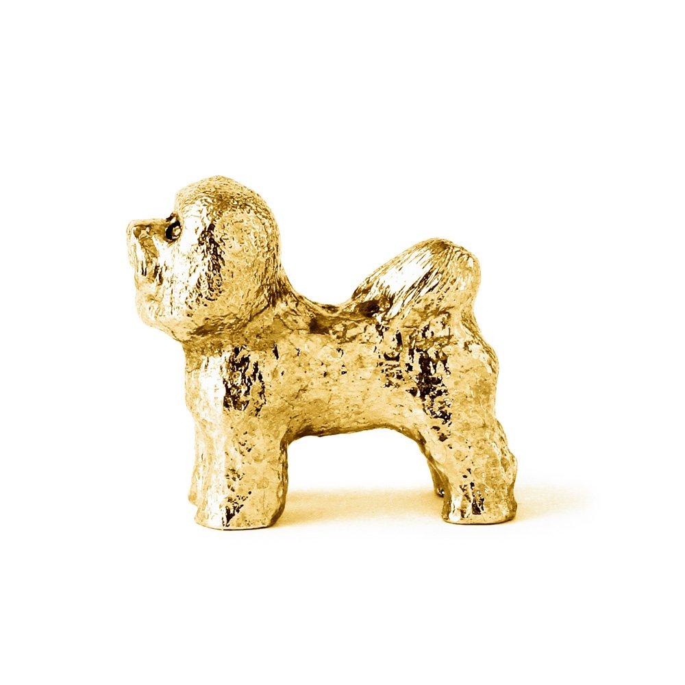 Bichon Frize 22ct Gold Plated Made In England Art Dog Figure Collection