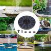 Garden Fountain Floating Solar Waterfall Fountain Pool Pond Bird Bath Solar Panel Powered Fountain Water Pump Garden Decoration