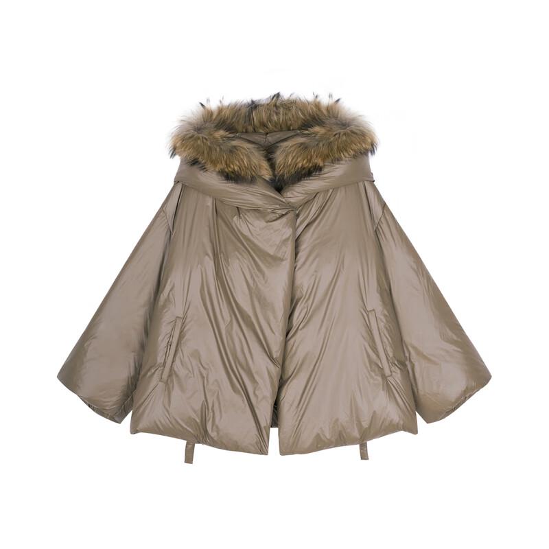 JNBY 2023 Winter Hooded Loose Down Jacket