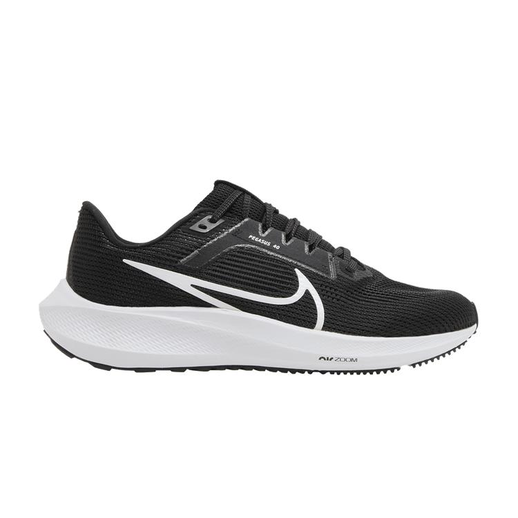 Nike Pegasus 40 Черный Белый (Женский) 35.5
