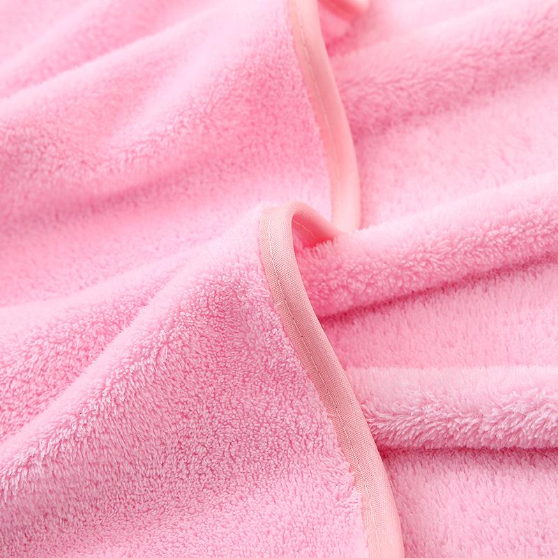 Baby Hooded Cartoon Bath Towel & Coral Fleece Swaddle Blanket