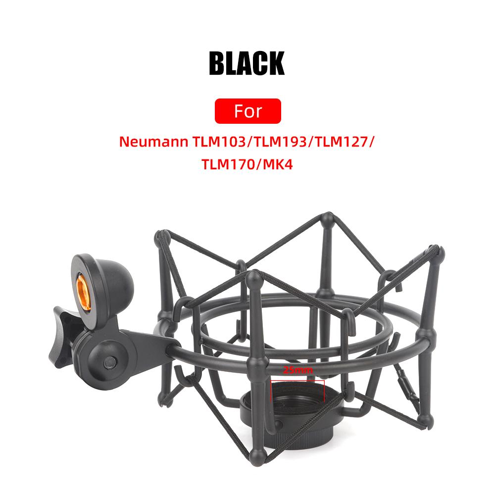 Universal Professional Shock Mount for U87 Condenser Microphone Designed to Reduce Vibration During Recording