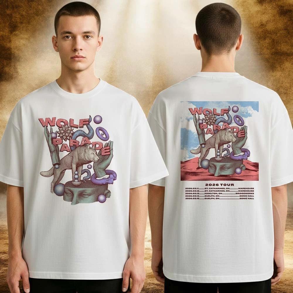 Wolf Parade 2026 Tour Dates And Locations Two Sides Unisex T-Shirt BT2169