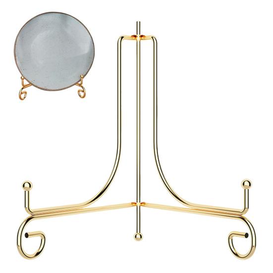 Espositore per Piatti Alta Stabilità Robusta Portata Pieghevole Design Multiuso Portaoggetti Portatile