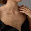 European-American Bohemian Style Cuban Chain Necklace: Simple, Fashionable, Luxurious Clavicle Accessory