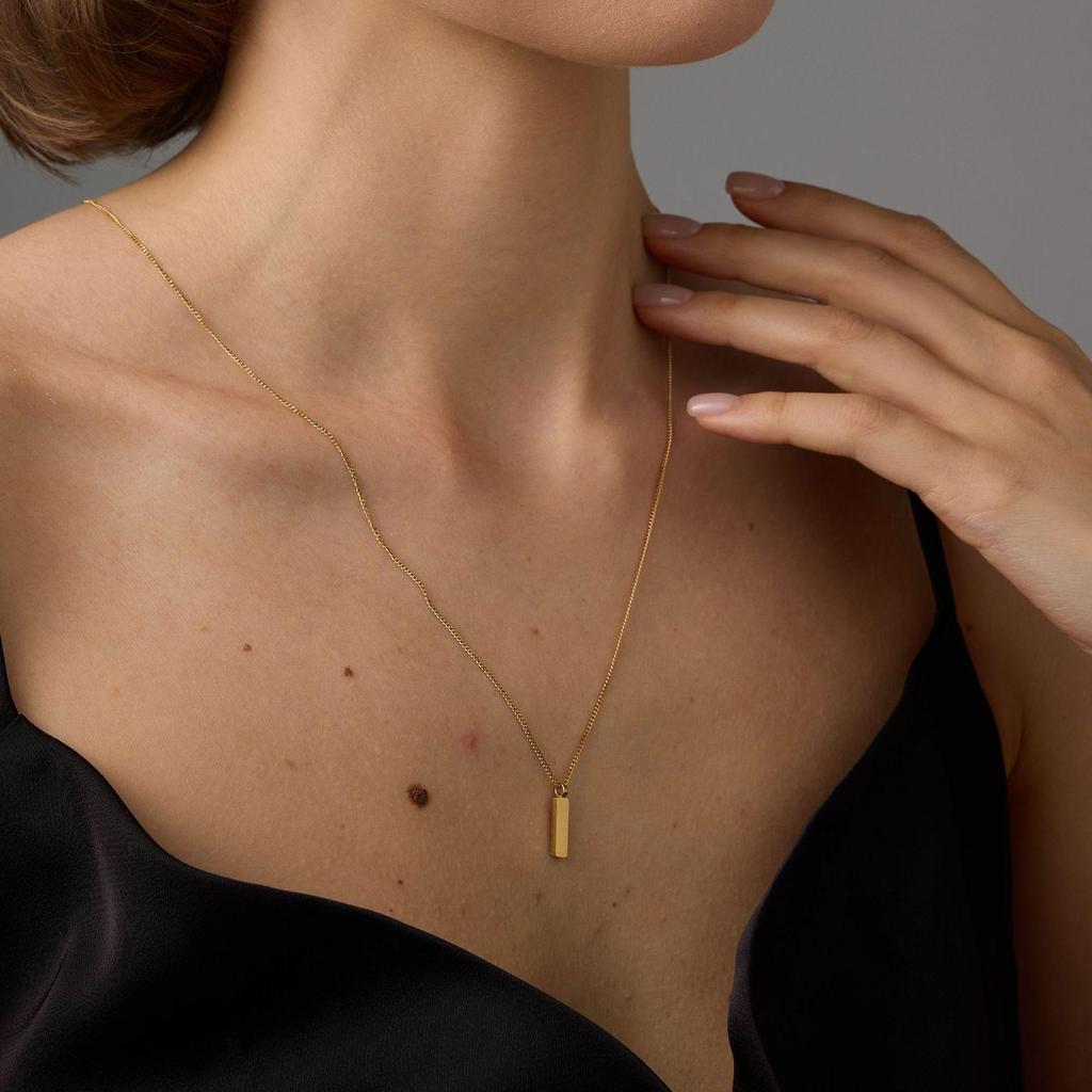 European-American Bohemian Style Cuban Chain Necklace: Simple, Fashionable, Luxurious Clavicle Accessory