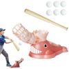 Cartoon Whale Baseball Pitching Machine Foot-operated Foot Stepping Baseball Toy  Outdoor Sport