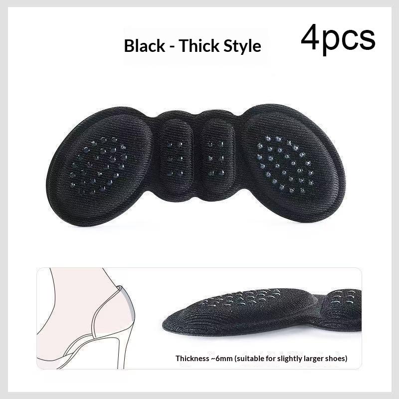 4Pcs Heel Pads And Heel Grips For Womens Shoes Anti Slip Liner Cushions Inserts Prevent Blisters Relieve Foot Pain