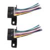 2PCS Diagnostic OBD2 16 PIN Female Connector Harness Car 16 PIN Female Plug Universally Fit for